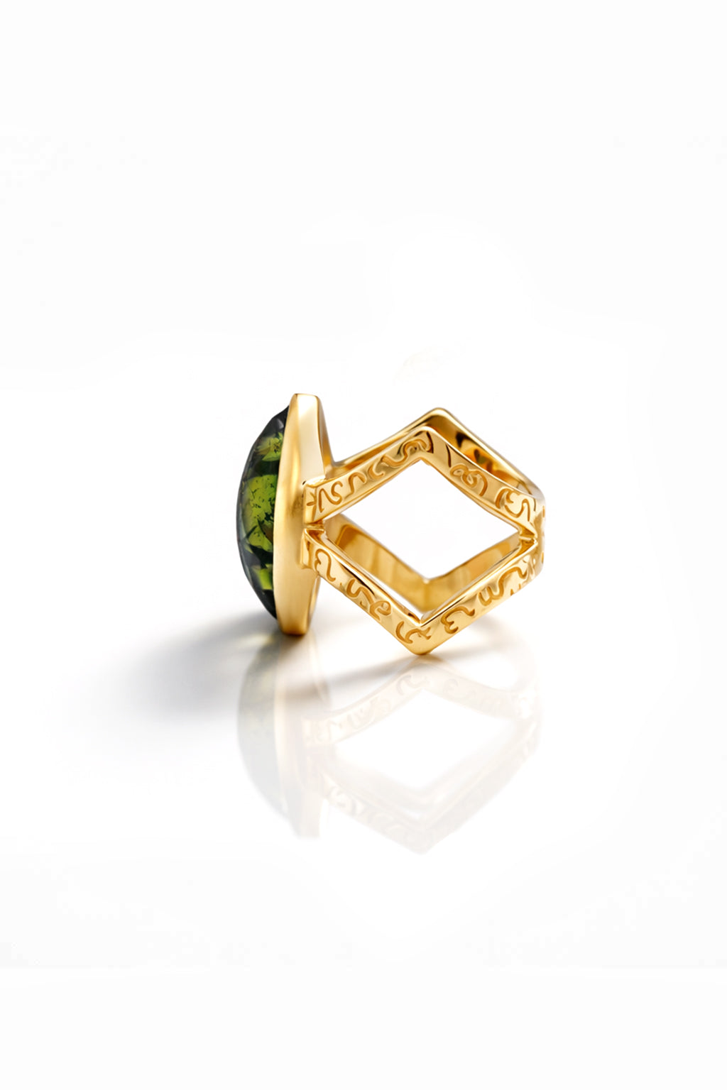 Spider Tourmaline Ring