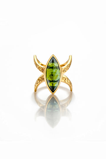 Spider Tourmaline Ring